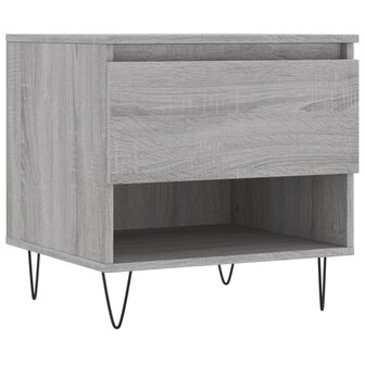 Salontafel 50x46x50 cm bewerkt hout grijs sonoma eikenkleurig 8721012112315 2
