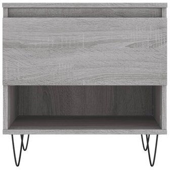 Salontafel 50x46x50 cm bewerkt hout grijs sonoma eikenkleurig 8721012112315 5