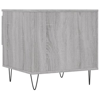 Salontafel 50x46x50 cm bewerkt hout grijs sonoma eikenkleurig 8721012112315 8
