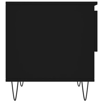 Salontafel 50x46x50 cm bewerkt hout zwart 8721012112216 7