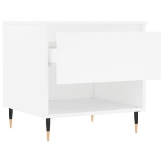 Salontafel 50x46x50 cm bewerkt hout wit 8721012112032 6