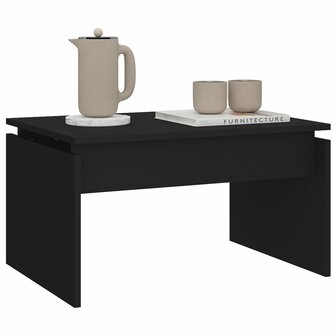 Salontafel 68x50x38 cm spaanplaat zwart 8720286606735 4