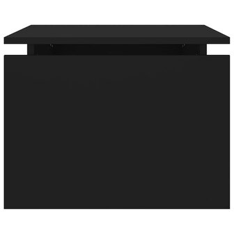 Salontafel 68x50x38 cm spaanplaat zwart 8720286606735 6