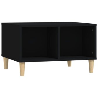 Salontafel 60x50x36,5 cm bewerkt hout zwart 8720845669744 2