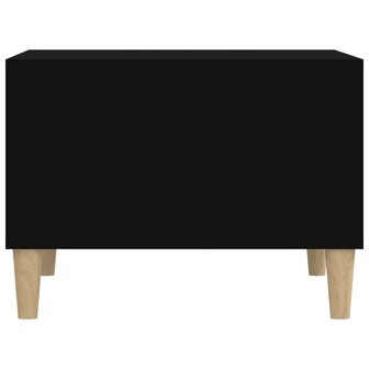 Salontafel 60x50x36,5 cm bewerkt hout zwart 8720845669744 6