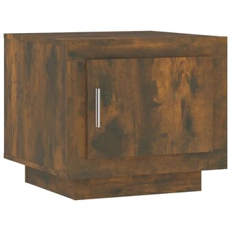 Salontafel 51x50x45 cm bewerkt hout gerookt eikenkleurig 8720286968529 2