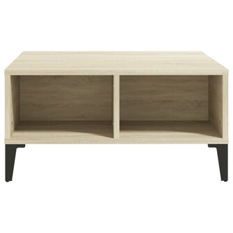 Salontafel 60x60x30 cm bewerkt hout sonoma eikenkleurig 8720286357989 3