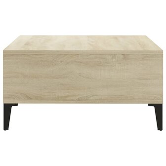 Salontafel 60x60x30 cm bewerkt hout sonoma eikenkleurig 8720286357989 4