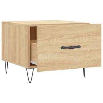 Salontafel 50x50x35 cm bewerkt hout sonoma eikenkleurig 8720845428471 6