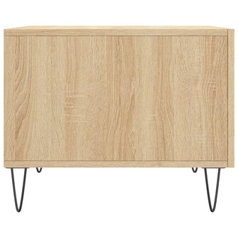 Salontafel 50x50x35 cm bewerkt hout sonoma eikenkleurig 8720845428471 7