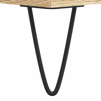 Salontafel 50x50x35 cm bewerkt hout sonoma eikenkleurig 8720845428471 10