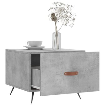 Salontafel 50x50x40 cm bewerkt hout betongrijs 8720845428013 4
