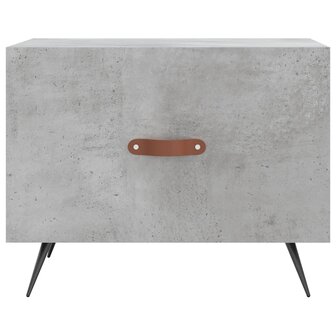 Salontafel 50x50x40 cm bewerkt hout betongrijs 8720845428013 5