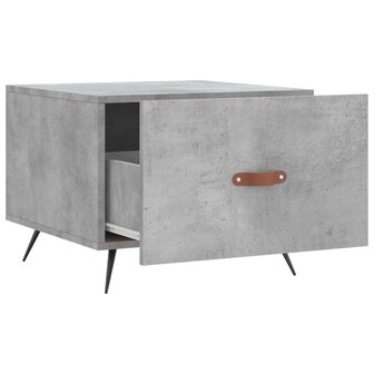 Salontafel 50x50x40 cm bewerkt hout betongrijs 8720845428013 6