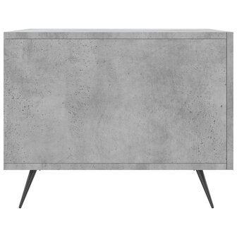 Salontafel 50x50x40 cm bewerkt hout betongrijs 8720845428013 7