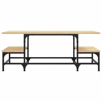 Salontafel 100x50,5x40 cm bewerkt hout sonoma eikenkleurig 8721012125360 4