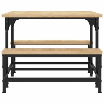 Salontafel 100x50,5x40 cm bewerkt hout sonoma eikenkleurig 8721012125360 5