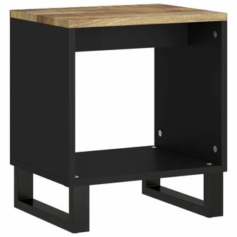 Salontafel 40x31x46 cm massief mangohout en bewerkt hout 8720845578596 2