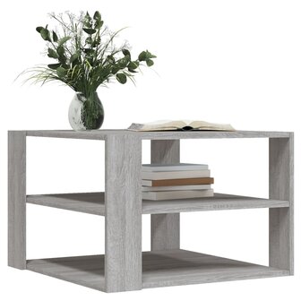 Salontafel 59,5x59,5x40 cm bewerkt hout grijs sonoma 8720845434915 3