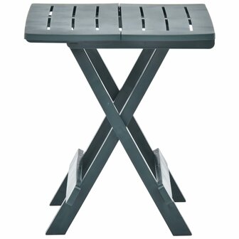 Tuintafel inklapbaar 45x43x50 cm kunststof groen 8719883859927 3