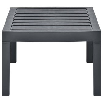 Tuintafel 78x55x38 cm kunststof antracietkleurig 8719883859989 3