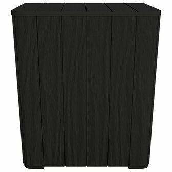 Tuintafel met afneembaar deksel polypropeen zwart 8720845789473 2