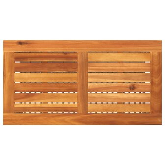 Tuintafel 70x38x42 cm poly rattan en acaciahout grijs 8721012308077 6