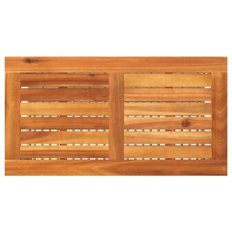 Tuintafel 70x38x42 cm poly rattan en acaciahout beige 8721012308084 6