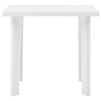 Tuintafel 80x75x72 cm kunststof wit 8719883859859 2