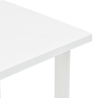 Tuintafel 80x75x72 cm kunststof wit 8719883859859 4
