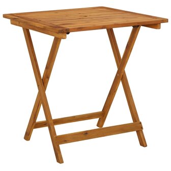 Tuintafel inklapbaar 70x70x75 cm massief acaciahout 8719883722337 1