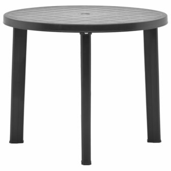 Tuintafel 89 cm kunststof antraciet 8719883859903 1