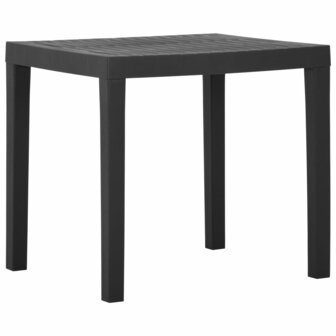Tuintafel 79x65x72 cm kunststof grijs 8720286314661 1