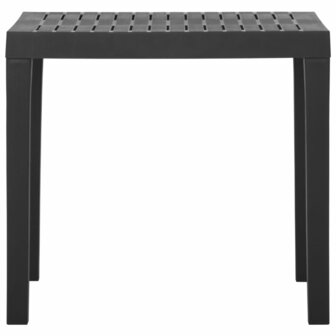 Tuintafel 79x65x72 cm kunststof grijs 8720286314661 2