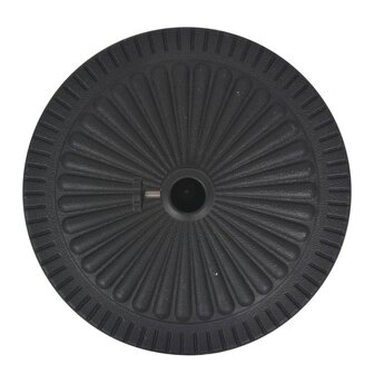 Parasolvoet rond 14 kg hars zwart 8718475575634 4