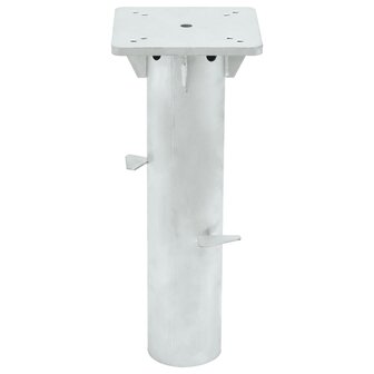 Parasolvoet voor in de grond 16x16x39,5 cm staal zilverkleurig 8721012989436 2