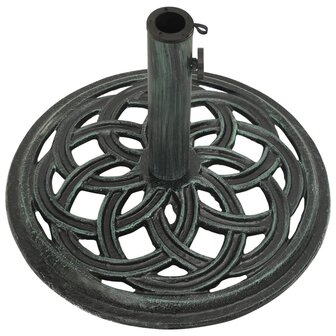 Parasolvoet 44x44x31 cm gietijzer groen 8720286722695 3