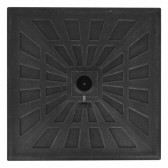 Parasolvoet vierkant 19 kg hars zwart 8718475575658 6
