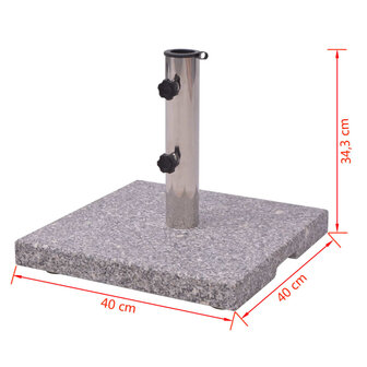 Parasolvoet Graniet 20 kg vierkant 8718475852766 5