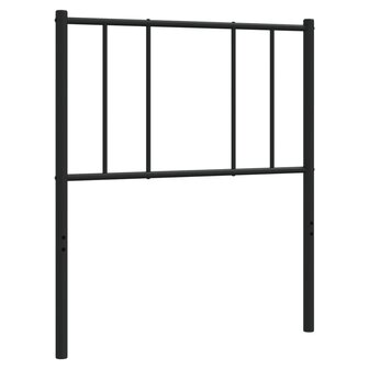 Hoofdbord metaal zwart 75 cm 8720845788797 2