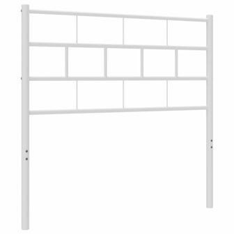 Hoofdbord 80 cm metaal wit 8721012189362 2