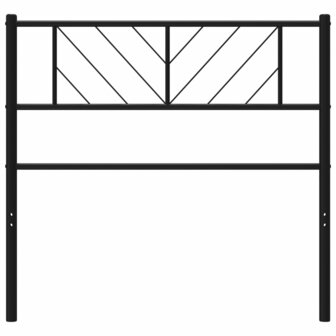 Hoofdbord 75 cm metaal zwart 8721012189843 3