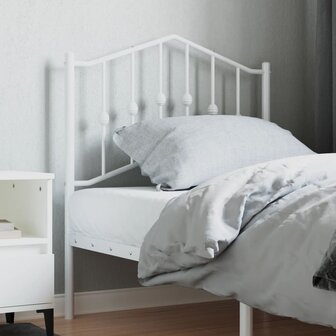 Hoofdbord 80 cm metaal wit 8721012211742 1