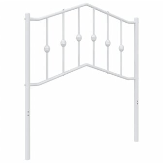Hoofdbord 80 cm metaal wit 8721012211742 2