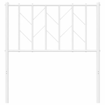 Hoofdbord 80 cm metaal wit 8721012250468 4