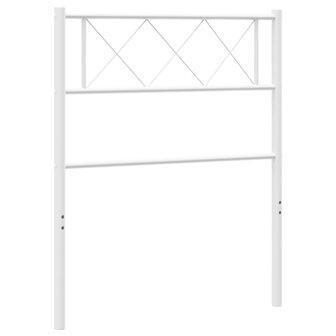 Hoofdbord 107 cm metaal wit 8721012191358 2