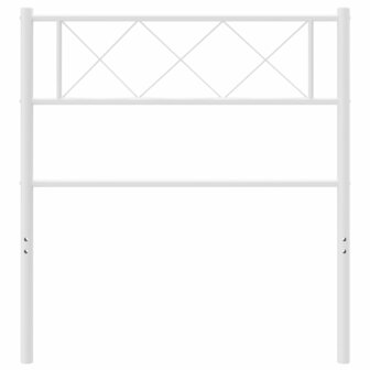 Hoofdbord 107 cm metaal wit 8721012191358 3