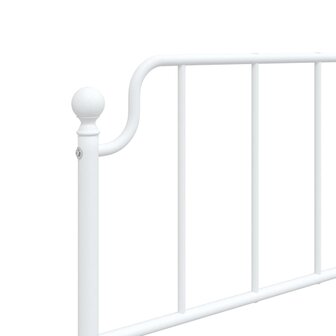 Hoofdbord 100 cm metaal wit 8721012212749 5