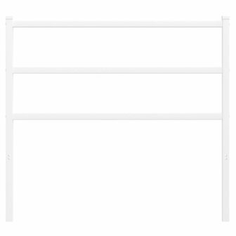 Hoofdbord 100 cm metaal wit 8721012303409 3