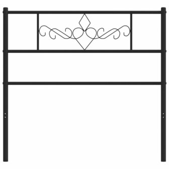Hoofdbord 80 cm metaal zwart 8721012047518 3